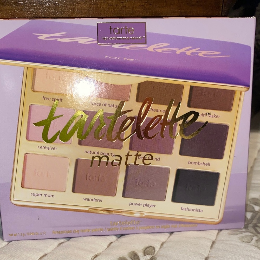 Tarte Tartelette Matte Eyeshadow Palette - Purple, Brown, Cream